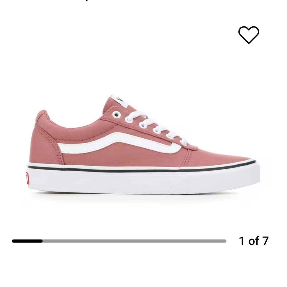 Vans rose girls size 2 NIB